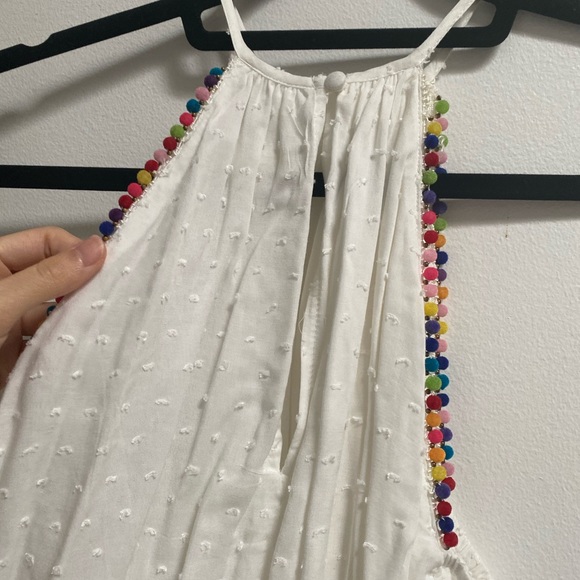 Pacsun Swiss Dot Beaded Halter Top - Picture 5 of 5